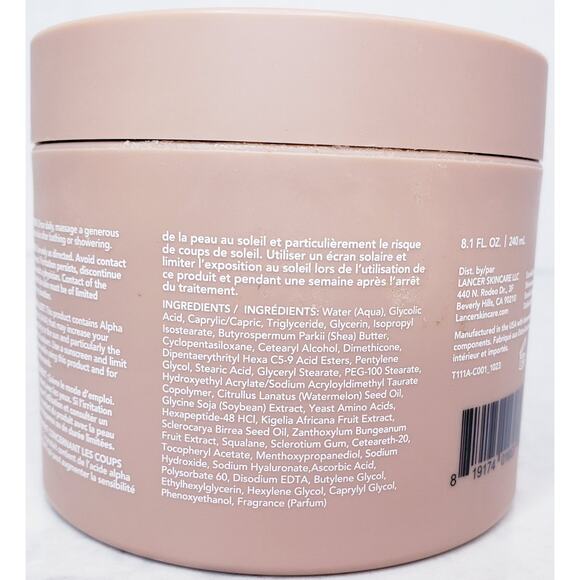 NEW ~ SEALED LANCER The Method: Body Nourish w/ Glycolic Acid 8.1 fl. oz. - Picture 4 of 8
